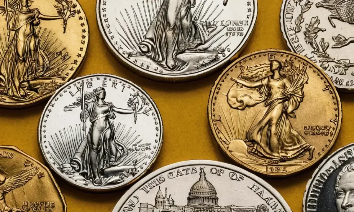 US Coins allegorical themes reflect national histories