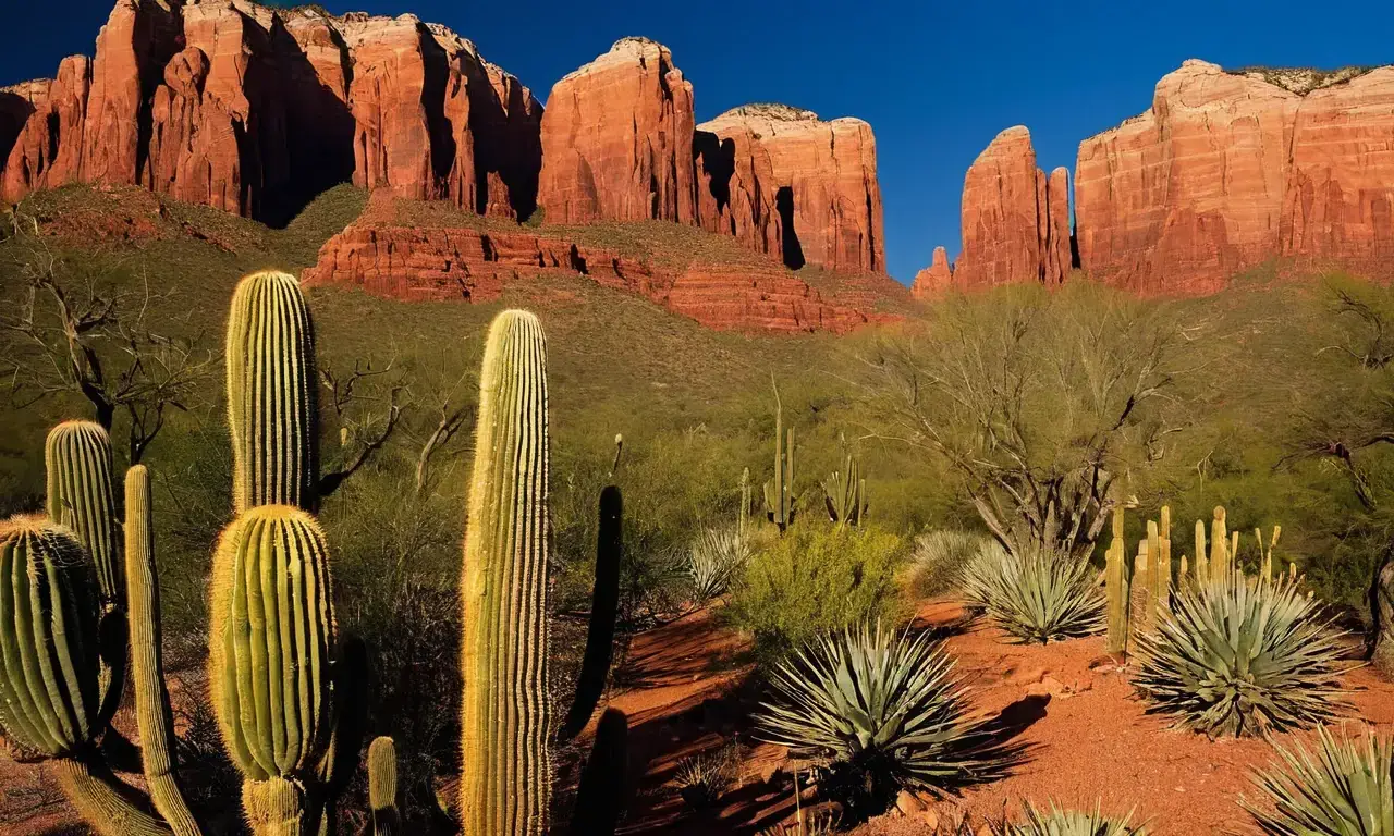 Arizonas southwestern landscape boasts iconic desert scenery